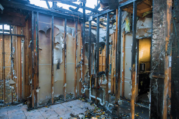 Professional Fire Damage Removal technician working in Welch, WV